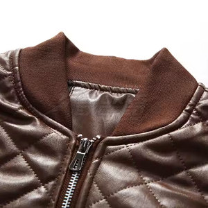 Veste en cuir sur mesure Concevez votre propre veste en cuir pour hommes Veste en cuir imperméable pour hommes - Product Image 5