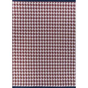 Alhambra Classic Wool <b>Rugs</b> in Red & Orange Handmade Flat Weave for Home Jute Hallway Rectangle <b>Rug</b> for Bedroom Model ADWP-13049 - Product Image 1