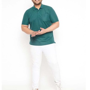 Nouveau style à manches courtes et bas quantité minimale de commande polos Slim Fit de haute qualité pour hommes dans un design de couleur unie pour une tenue décontractée avec séchage rapide - Product Image 5