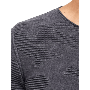 เสื้อยืดคอกลมแบบยูนิเซ็กซ์ ผ้าฝ้ายผสมโพลีเอสเตอร์ ขนแกะนุ่ม เป็นมิตรกับสิ่งแวดล้อม เสื้อฮู้ดแขนยาวสำหรับผู้ชาย ใส่ได้ในฤดูหนาว สีพื้น ย้อมแบบดิจิทัล รับสั่งทำ - Product Image 5