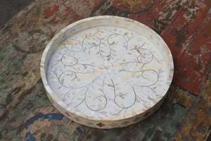 Panneau MDF de haute qualité sur incrustation de nacre Nouveau design Vente chaude avec plateau de service de haute qualité - Product Image 3