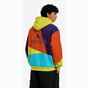 New <b>Trendy</b> Winter Men's Plus Size Oversized <b>Hoodies</b> 100% Cotton Breathable Quick Dry Casual Style Customizable <b>Hoodies</b> - Product Image 2