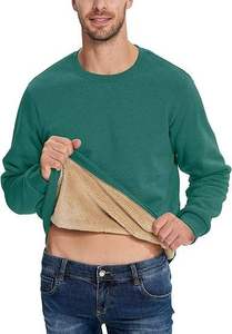 2025 dernière conception en gros personnalisé imprimé hommes sweat-shirts col rond tenue décontractée sweat-shirts avec des quantité minimale de commande bas - Product Image 2