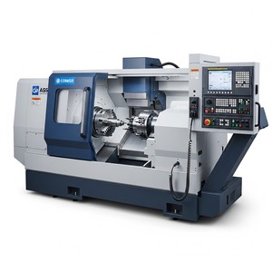 Tour CNC horizontal de haute précision, machine industrielle de tournage des métaux CNC pour l'acier, l'aluminium, le laiton, le cuivre - Product Image 2
