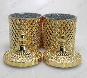 Portavelas único chapado en oro para el hogar, Hotel, restaurantes, cafetería, Decoración de mesa, portavelas de Metal - Product Image 5