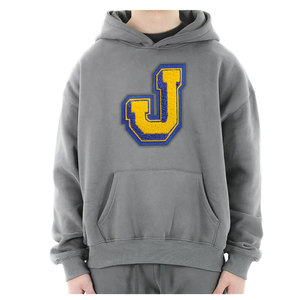 Men's Oversize 350g Heavy Weight Fleece <b>Hoodie</b> Winter Knitted Fabric Street Wear Embroidery Custom Logo No <b>String</b> Hooded Pocket - Product Image 2
