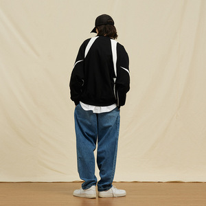 360gsm cotone 100% spugna di alta qualità oversize pesi massimi in bianco Custom manica lunga magliette Unisex R maniche lunghe T-shirt da uomo - Product Image 4