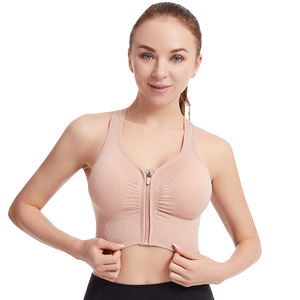 Soutien-gorge de sport sans couture pour le yoga, à fort impact, anti-chocs, froncé, confortable, respirant, pour l'entraînement, le fitness, le yoga, soutien-gorge de sport grande taille - Product Image 4