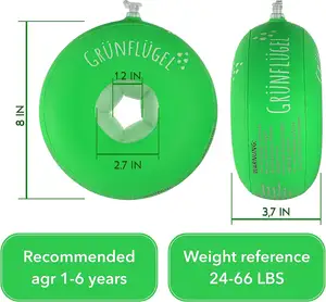 Aufblasbare Schwimmer-Armbänder teilweise gefüllt mit Schaum und Luft-Armbänder Arm-Float-Ringe für Kinder Erwachsene