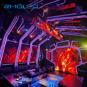 RMGLED 3D DJ booth <span class=keywords><strong>P3</strong></span> Nightclub LED video Wall schermo LED karaoke KTV schermo interno interno Full color LED display KTV luci - Product Image 6