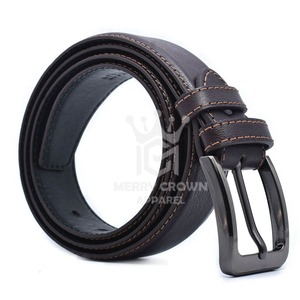 Cinturones de Cuero Vacuno Populares para Hombre, Hebillas de Aleación, Impermeables, Ecológicos, Casuales, con Logotipo Personalizado - Product Image 3