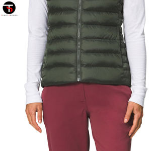 OEM vente en gros de haute qualité respirant femmes sans manches doudoune hiver chaud coton-rempli gilet pour costumes - Product Image 4
