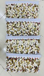 Factory <b>Direct</b> Wholesale <b>Beaded</b> Lace Trim for Dresses and Crafts Wholesale Crystal <b>Beaded</b> Trim for Bridal Wear and Evening Gowns - Product Image 5