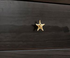 Beautiful starfish shaped <b>knob</b> pull cabinet for home dresser <b>door</b> cabinet furniture <b>decorative</b> kitchen wardrobe handle <b>knobs</b> - Product Image 5