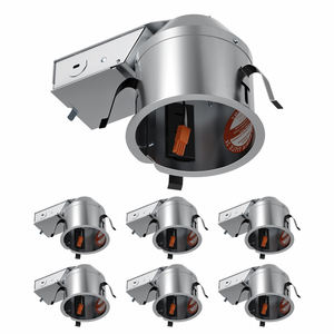 Carcasa para Lámpara LED Empotrada Hermética Sin IC de 4 Pulgadas para Remodelación, con Certificación UL/ETL, 120V-277V CA - Product Image 1