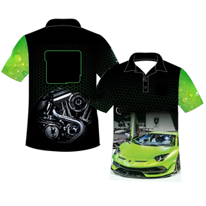 Polo con estampado personalizado por sublimación para hombre OEM/ODM tejido de poliéster transpirable al por mayor uniforme corporativo/de equipo - Product Image 1
