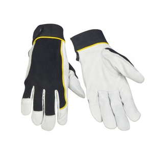 Gants de protection industrielle en cuir de vachette de sécurité pour les mains Gants d'assemblage de conducteur en cuir Rigger Gants de jardinage et de travail - Product Image 4