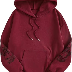 <b>Women's</b> Graphic Print Hoodie with Kangaroo Pocket 100% Cotton Thermal <b>Sweatshirt</b> Winter Season <b>Slogan</b> Graphic Print Front Logo - Product Image 2