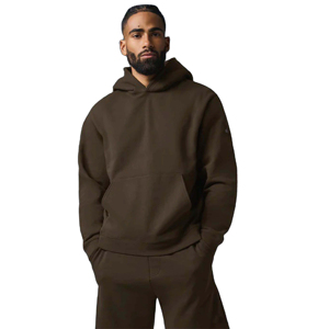 Sweat à capuche homme unisexe 100% coton 300G French Terry Loose Fit Casual Plain Design Logo personnalisé imprimé XS-6XL d'hiver - Product Image 1