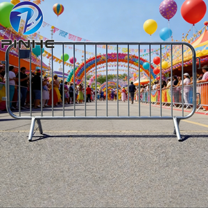 Temporary Steel Galvanized Rustproof <strong>Crowd</strong> <strong>Control</strong> <strong>Barrier</strong> Easily Assembled 4ft Outdoor Safety Fence - Product Image 2