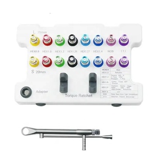 High Quality Professional Dental Universal <b>Prosthetic</b> Kits 16 Pcs Dental Implants Screw with Torque Wrench Manual - Product Image 5