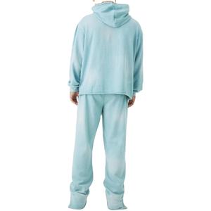 Survêtement vintage délavé sur mesure pour hommes, vente en gros, dernière conception, col à capuche, motif uni, prix bas - Product Image 6