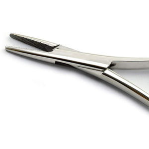 Pince chirurgicale orthodontique professionnelle, porte-aiguilles Mathieu dentaire, forceps en acier inoxydable, porte-aiguilles dentaire pour ligature - Product Image 4