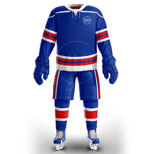Uniforme de hockey sobre hielo unisex superventas, conjuntos a granel de tacto suave a precio de fábrica - Product Image 1
