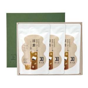 ชุดกล่องของขวัญวันหยุด ชาโฮจิฉะเย็น ริโยะฮะ ชาถุง 3 ซอง - Product Image 1