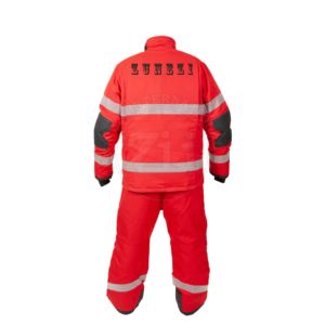 CE Certified Waterproof Reflective High Visibility <b>Flame</b>-Retardant Industrial Work Coverall Safety Uniform - Product Image 6