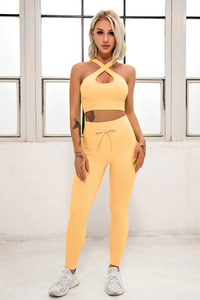 Ensembles respirants et écologiques pour femmes 5 pièces vêtements d'exercice de yoga et de fitness sans couture vêtements de sport d'entraînement - Product Image 4