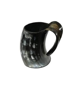 Authentic Eco-Friendly Viking Horn <b>Mug</b> Handmade Buffalo Horn Food Grade Medieval Style Religious Feng Shui Animal Beer <b>Mug</b> - Product Image 3