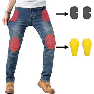 Alta calidad Prime Protection Denim Jeans Pantalones de moto Nuevo patrón Tallas grandes Invierno Otoño Técnica de lavado Hecho Pakistán - Product Image 2