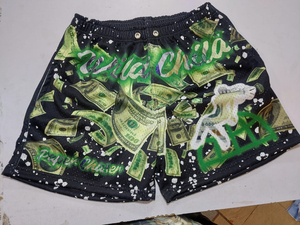 Short de course athlétique unisexe de haute qualité 100% coton motif solide Logo personnalisé OEM ODM - Product Image 4