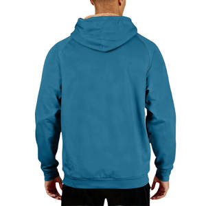 Sweat à capuche pour homme en coton mélangé respirant personnalisé, tissu doux et confortable, streetwear, logo design, sweat à capuche de course pour homme - Product Image 2