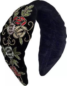 Meilleure vente Bandeau en tissu avec strass Bandeau de style rétro européen et américain pour femme de l'exportateur indien - Product Image 3