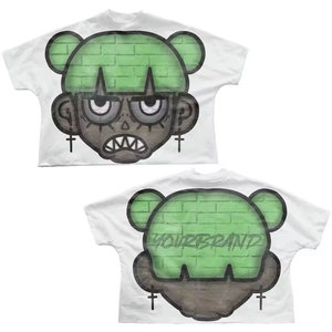 Camiseta Extra Grande de Estilo Urbano para Hombre con Estampado Gráfico, Manga Corta, Cuello Redondo, Algodón Jersey, Corte Regular, Diseño con Logotipo Frontal - Product Image 4