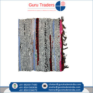 Classic Style Custom Size Rectangle Shape Washable Non-Slip Exceptional Quality Reversible Chindi Door <b>Mats</b> <b>for</b> Bulk Orders - Product Image 2