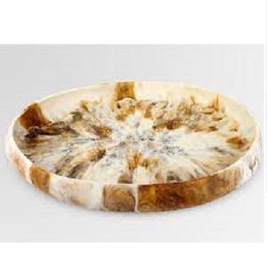 Bol à salade en résine durable pour table à manger, élégant bol de service fait main, idéal pour la maison, la cuisine, les fêtes et l'utilisation quotidienne. - Product Image 4