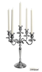 Venta superior vela de boda moderna decoración centro de mesa candelabro de Metal hecho a mano acabado de lujo decoración de boda - Product Image 6