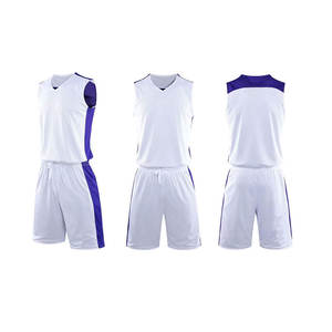 Uniforme de basket-ball professionnel en polyester de haute qualité pour l'entraînement/nouveau style uniforme de basket-ball confortable à porter - Product Image 1