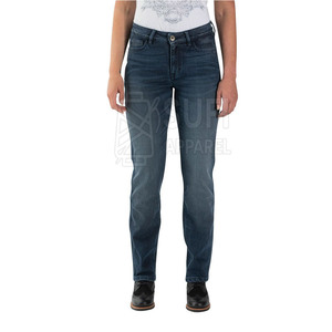 Pantalones Vaqueros Casuales de Invierno para Mujer, de Alta Calidad, de Color Sólido, 100% Algodón, Ecológicos, Transpirables, Más Vendidos para Adultos - Product Image 1