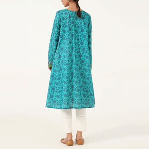 Venta al por mayor de alta calidad de 3 piezas de las señoras trajes de césped de impresión digital de color sólido Casual Salwar Kameez de Pakistán India en venta - Product Image 2