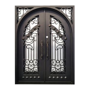 ประตูทางเข้าด้าน<span class=keywords><strong>หน้า</strong></span>คู่สีดำเข้มสำหรับบ้า<span class=keywords><strong>น</strong></span>พักแบบอาร์ตวิลลาแบบโมเดิร์<span class=keywords><strong>น</strong></span>หรูหรา - Product Image 1