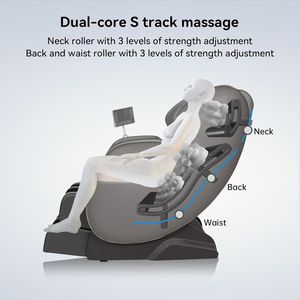 Relaxation Massage Chair Modern Style Zero-Gravity Recliner Shiatsu Massage Voice <b>Controlled</b> Lights Inches Weight Capacity - Product Image 2