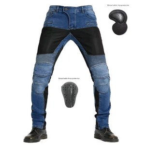 Logotipo de marca personalizado Diseño acanalado Transpirable Alta calidad CE Aprobado Unisex Moto Cargo Pantalones para todas las estaciones - Product Image 4