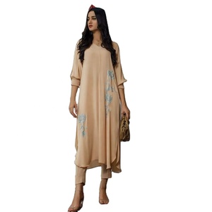 2022 vente chaude travail manuel traditionnel moderne en mousseline de soie indien pakistanais ethnique Salwar Kameez pour une tenue de fête de mariage formelle pour - Product Image 1