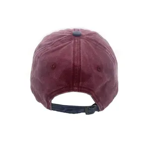 Casquettes de baseball Sportives Vintage Unisexe Taille unique Convient à la plupart des personnes Coton Lavé Vente en gros Faible MOQ Logo brodé 2D 3D Personnalisé Extérieur - Product Image 6