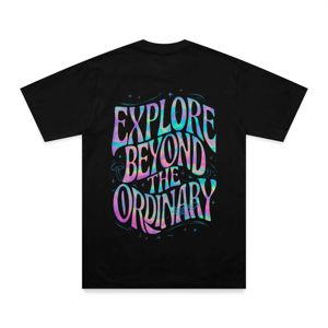 2025 nouveau haute qualité 100% coton couleurs unies col rond design personnalisé et logo graphique haute qualité impression surdimensionné unisexe T-shirts - Product Image 2