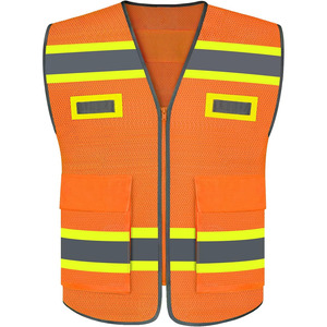 Chaleco de Seguridad con Logotipo Personalizado y Bolsillos, Chaleco de Alta Visibilidad para Seguridad Vial, Subido por Dress Sports - Product Image 1